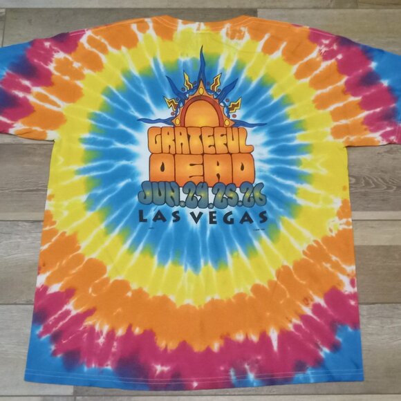 Grateful Dead Slow and Steady to Las Vegas M, L, XL Tie Dye T-Shirt - Picture 2 of 4